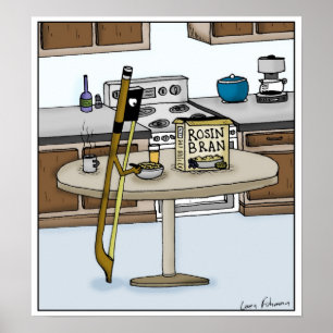 Póster Rosin Bran String Instruments Bow Personalizado