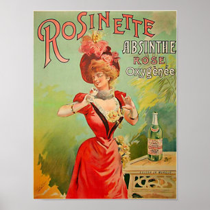 Póster Rosinette Absinthe 1823