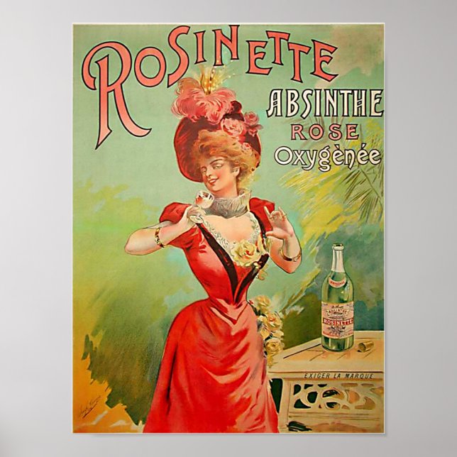 Póster Rosinette Absinthe 1823 (Frente)