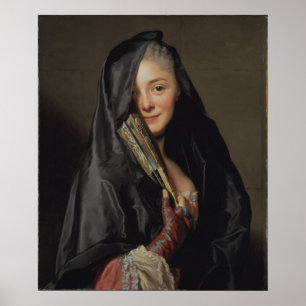 Póster Roslin Lady con velo CC0013