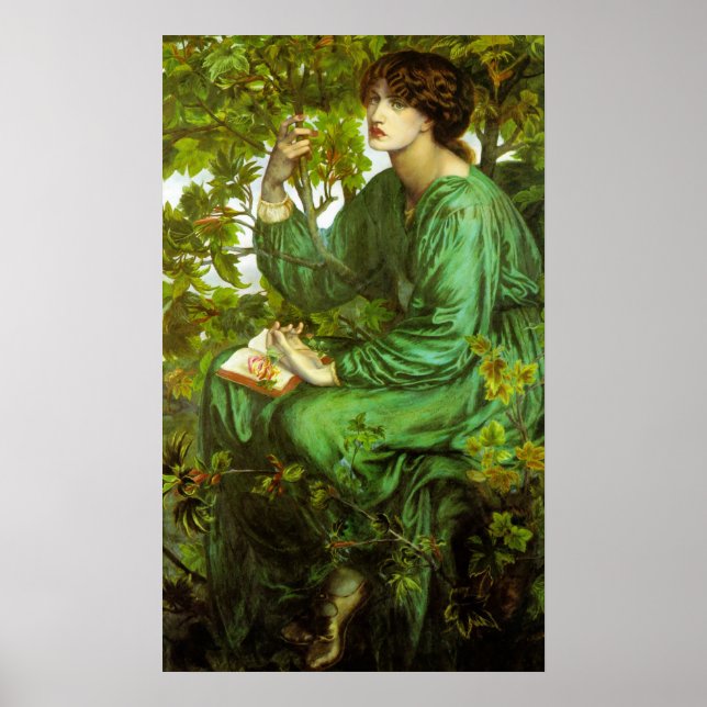Póster Rossetti, el Poster del sueño del día (Frente)