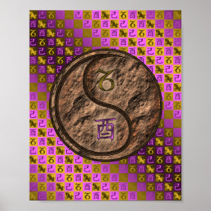 Póster Rostro de Capricornio y Tierra