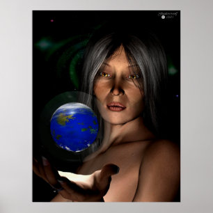 Póster Rostros de la diosa - El coro