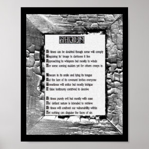 Póster Rostros de pecado