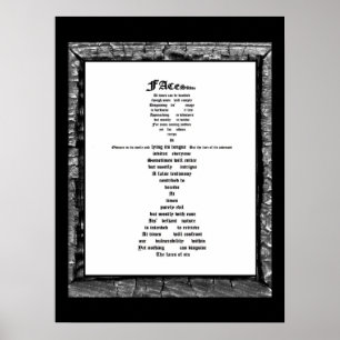 Póster Rostros de pecado