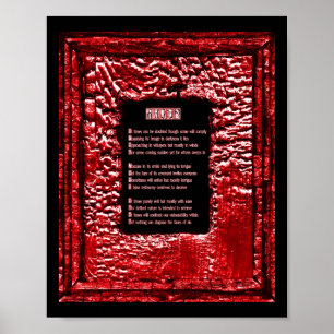 Póster Rostros de pecado