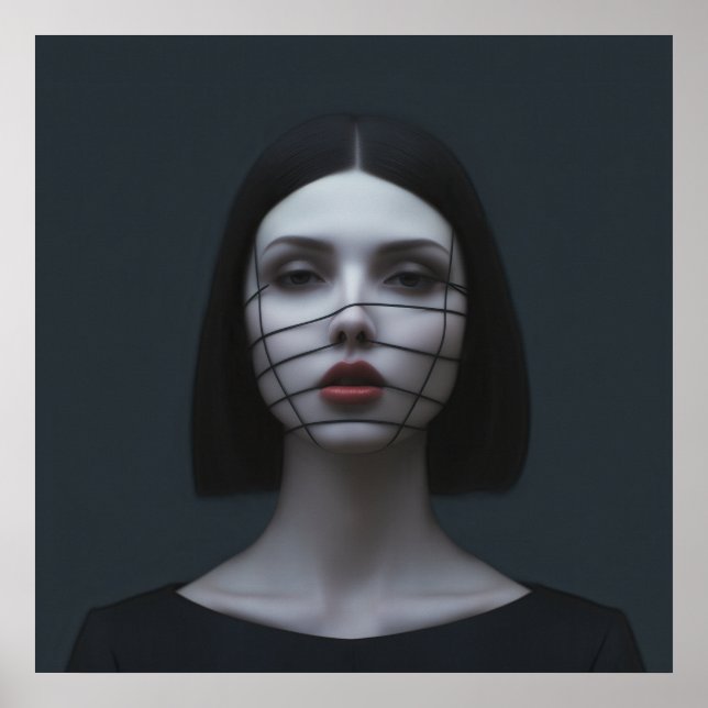 Póster Rostros en la moda (Frente)