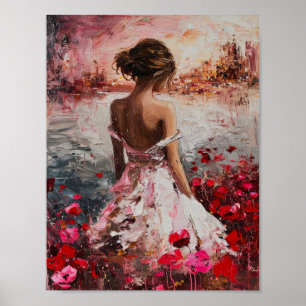 Póster Rosy Reverie: El primer Rubor de Dawn