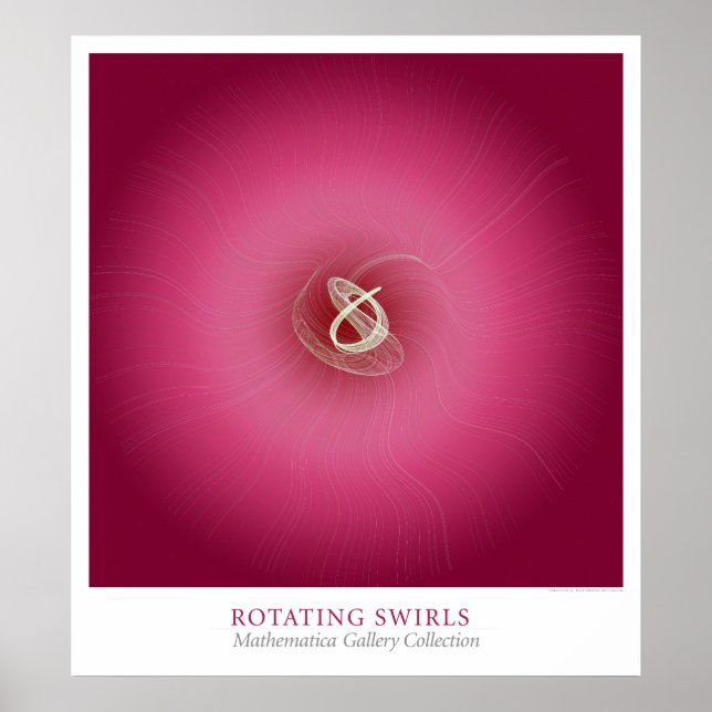 Póster Rotación de Swirls (Frente)