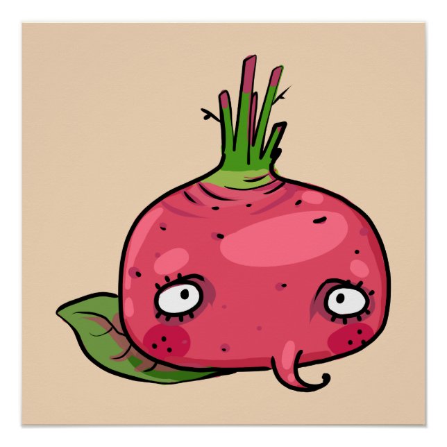 Póster Rote Beete beet (Anverso)