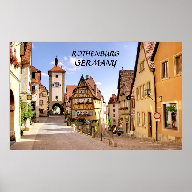 PÓSTER ROTHENBURG, ALEMANIA (Frente)