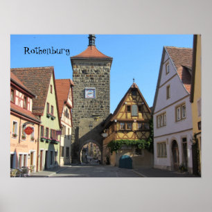 Póster Rothenburg (Alemania)