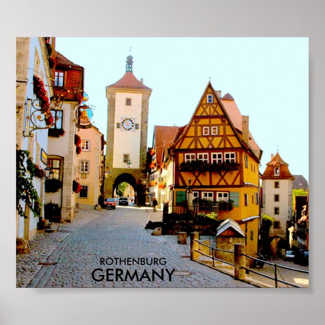 PÓSTER ROTHENBURG, GERMANY (Frente)
