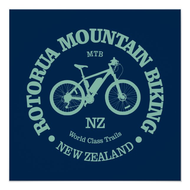 Póster Rotorua (MTB) (Anverso)