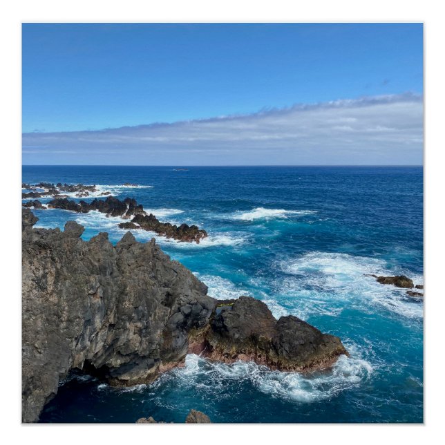 Póster Rotsen in zee (Anverso)