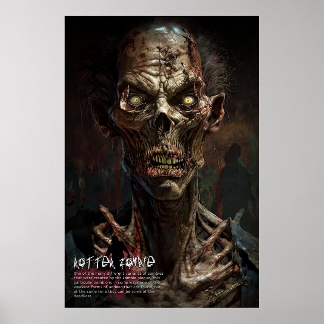 Póster Rotter Zombie - (Frente)