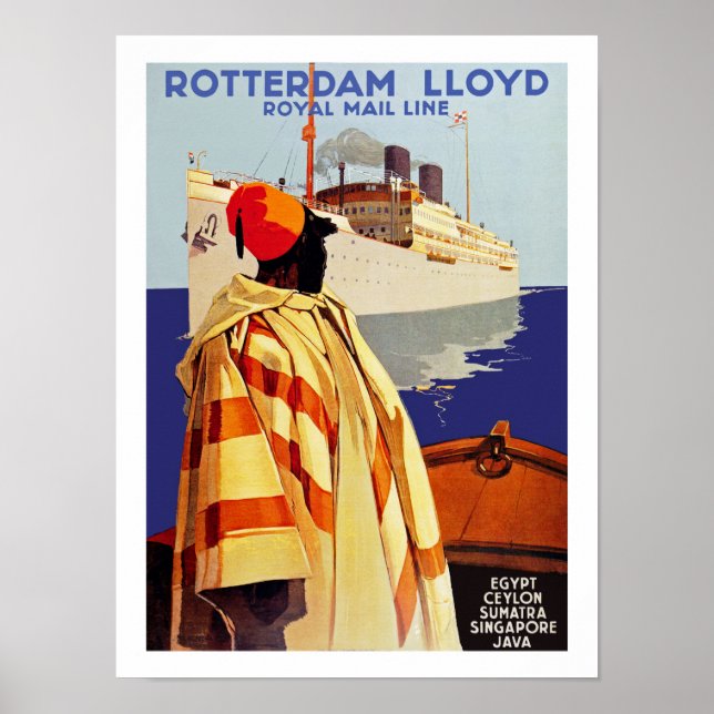 Póster Rotterdam Lloyd (Frente)