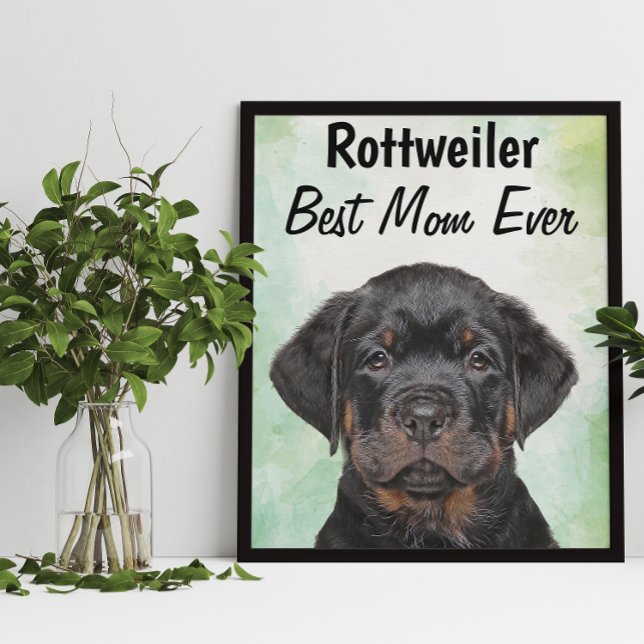 Póster Rottweiler Mejor Mamá Poster (Subido por el creador)