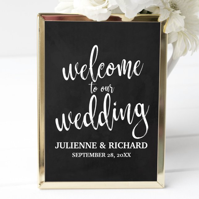 Póster Rótulo 8x10 de bienvenida de boda (Subido por el creador)