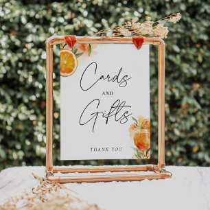 Póster Rótulo Aperol Spritz Bridal Shower