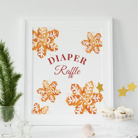 Rótulo Baby Shower Diaper Raffle