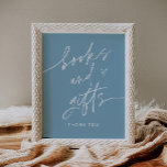 Póster RÓTULO Baby Shower EVERLEIGH Books And Gifts<br><div class="desc">Everleigh Collection: una colección impresionante y minimalista que presenta un tipo de letra caligráfica moderno, moda y elegante. Esta colección ofrece un diseño atemporal y elegante, perfecto para cualquier evento, desde bodas hasta duchas para bebés y todo lo demás. Disfrute de la elegancia y sofisticación de la colección Everleigh y...</div>