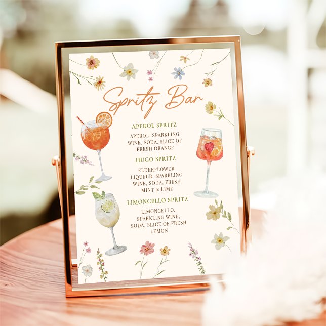 Póster Rótulo Bar Spritz | Rótulo Aperol Spritz (Subido por el creador)