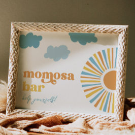 Póster Rótulo Bar Sun Mom-Osa