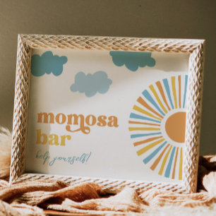 Póster Rótulo Bar Sun Mom-Osa
