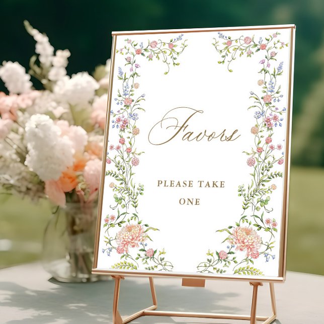 Póster Rótulo Boda de Grace Floral Favor de la Victoria O (Subido por el creador)