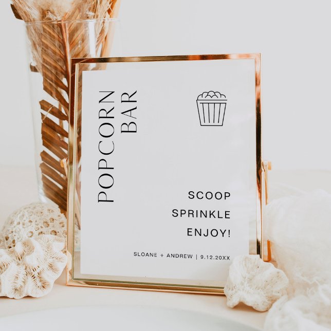 Póster Rótulo Boda de HARLOW Popcorn Bar (Subido por el creador)