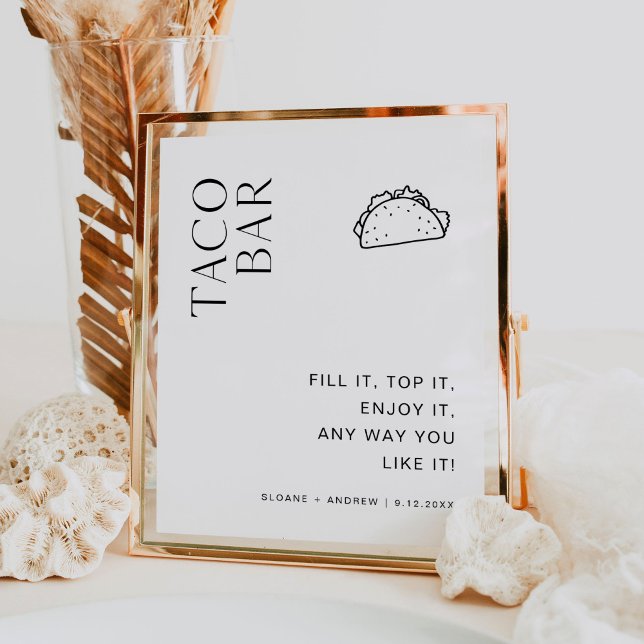 Póster Rótulo Boda de HARLOW Taco Bar (Subido por el creador)