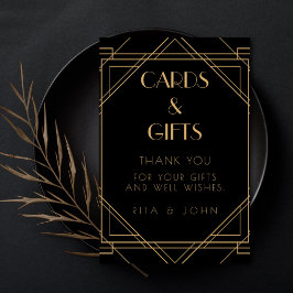 Póster Rótulo Boda de tarjetas y regalos clásicos de la é