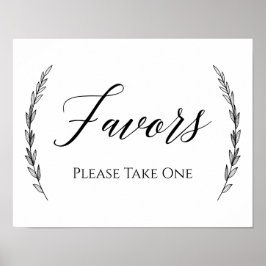 Póster Rótulo boda - Favorece al Rótulo Boda Laurel