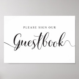 Póster Rótulo boda Guestbook. Por favor, Rótulo nuestro l