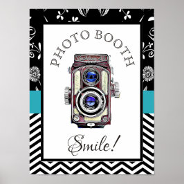 Póster Rótulo boda para cámara fotográfica