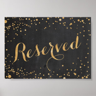 Póster Rótulo Boda reservado