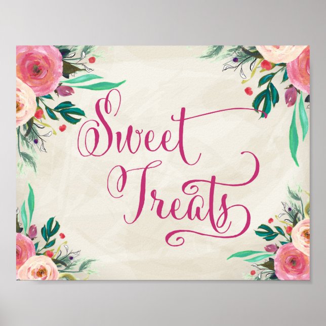 Póster Rótulo boda - Rótulo de barra del desierto (Frente)