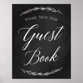 Póster Rótulo boda - Rótulo Nuestro Rótulo Chalkboard