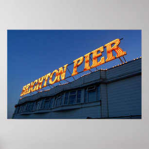 Póster Rótulo Brighton Pier