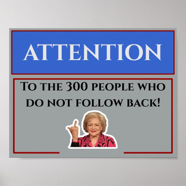 Póster Rótulo comercial en blanco, agregar o editar Poste (Frente)