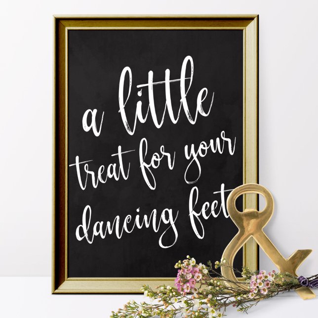 Póster Rótulo Dancing Shoes Shoes Chalkboard 8x10 (Subido por el creador)