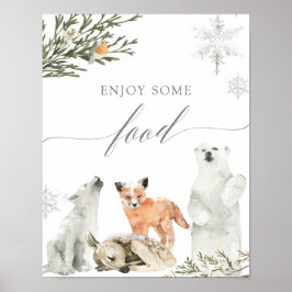 Póster Rótulo de alimentos para animales de la región de 