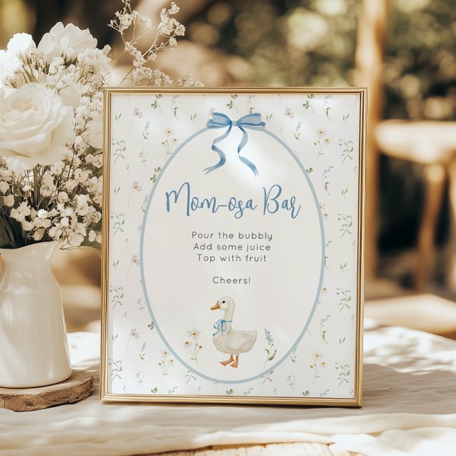 Póster Rótulo de bar Momosa, Poster de Baby Shower (Subido por el creador)