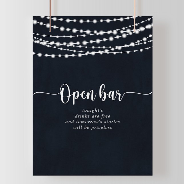 Póster Rótulo de barra abierta de luces de cadena rusa Bo (Subido por el creador)