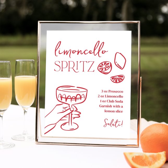 Póster Rótulo de bebida Dolce Vita Italiana Limoncello Sp (Subido por el creador)