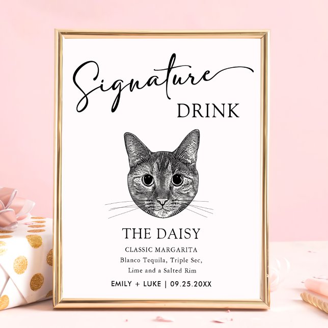 Póster Rótulo de bebida por Boda de gatos con pestañas (Subido por el creador)