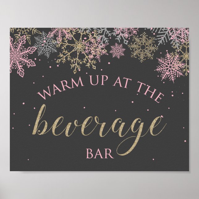 Póster Rótulo de bebidas de Onederland (Frente)