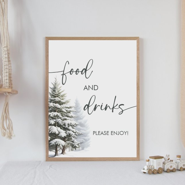 Póster Rótulo De Bebidas Y Comida De Baby Shower En Invie (Subido por el creador)