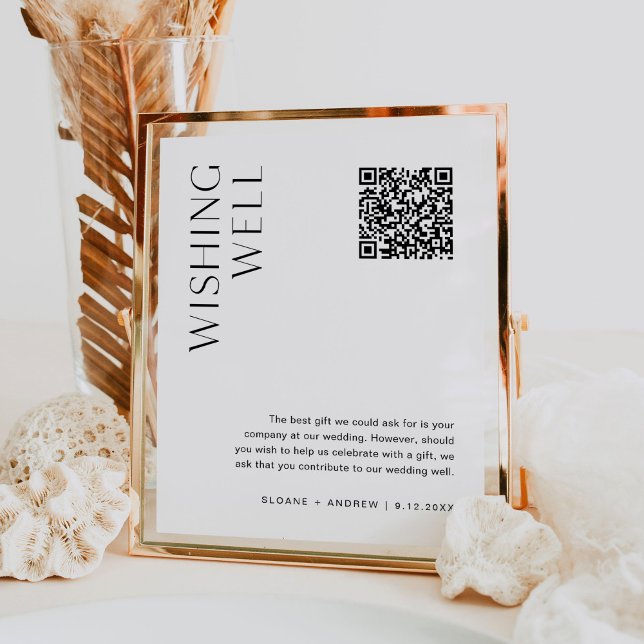 Póster Rótulo de Boda de código QR de Venmo WARLOW Well (Subido por el creador)